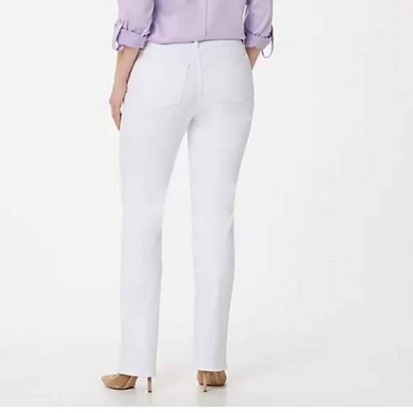 NYDJ Marilyn Straight Uplift Jeans in Cool Embrace - Picture 2 of 4